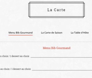 Carte de Restaurant Agence Imprimerie Site Web En Ligne